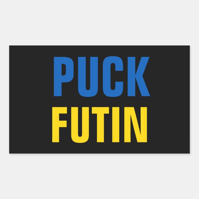 Puck Futin Rechteckiger Aufkleber (Vorderseite)