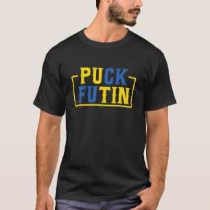 Puck Futin Stand mit Ukraine T-Shirt Puck Futin St