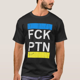 Puck Futin Ukraine Flag Unterstützung Ukraine T-Shirt