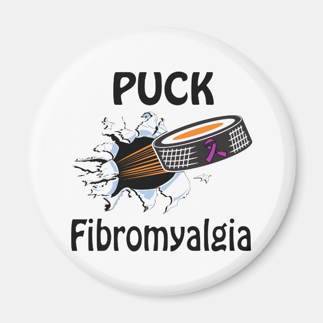 Puck Les Causes Fibromyalgia Magnet (Devant)
