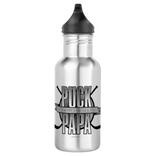 Puck Papa (Hockey-Vater) Trinkflasche