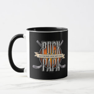 Puck Papa (Papa de Hockey) Mug