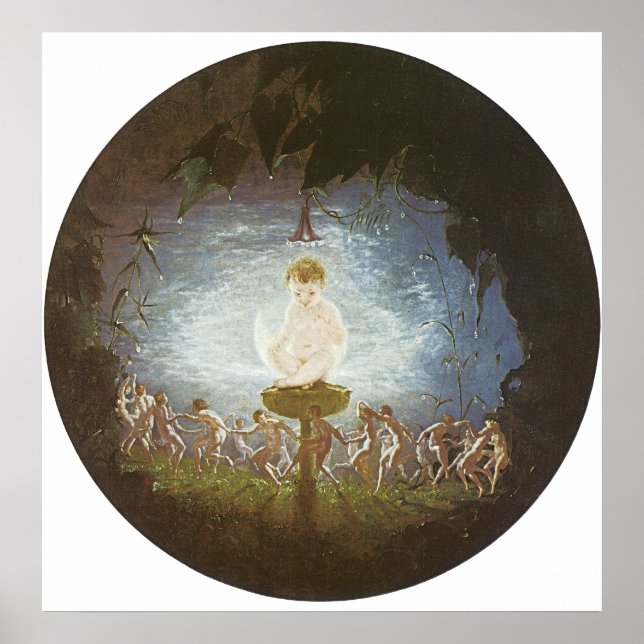 Puck Print von Richard Dadd Poster (Vorne)