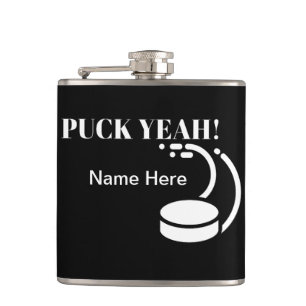 Puck Yeah Hockey Flachmann