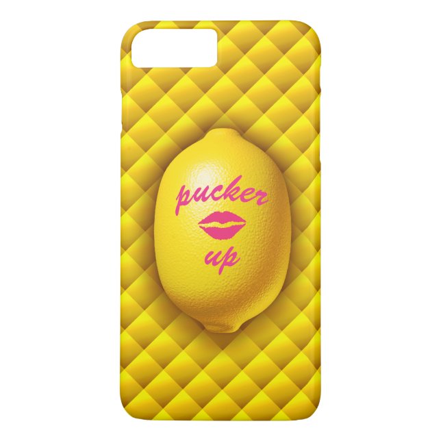Pucker Up Lemon iPhone 7 Case-Mate iPhone Hülle (Rückseite)