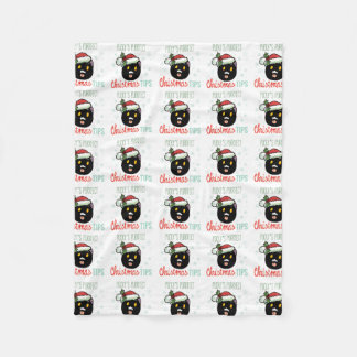 Puckers raffinierter Weihnachtswurf Fleecedecke