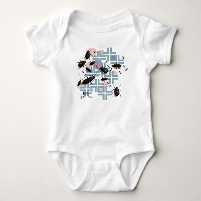 Puck's Bug Swarm Baby Bodysuit Strampler (Vorderseite)