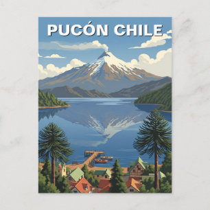 Pucon Chile Travel Postkarte