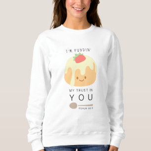 Pudding Trust Psalm 56 Christlich Women's Sweatshirt