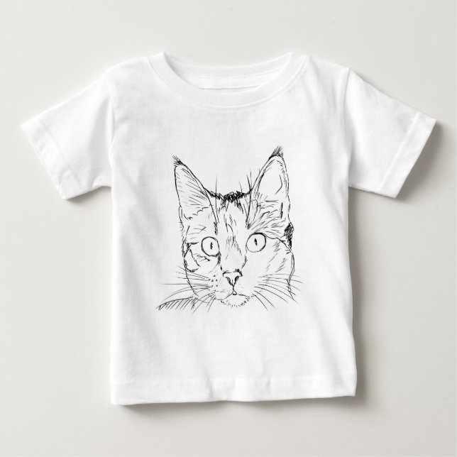 Puddy Cat Baby T-shirt (Vorderseite)