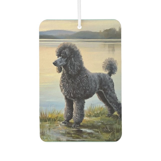 Pudel Autolufterfrischer (Vorderseite)