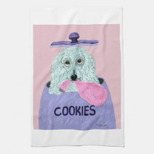 Pudel Cookie Dieb  Geschirrtuch