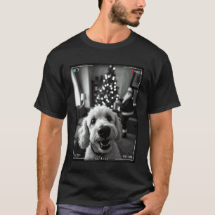 Pudel erwischt Weihnachtsmann auf Kamera Xmas T-Shirt