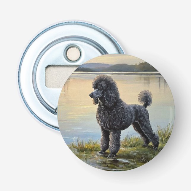 Pudel Flaschenöffner (Vorderseite)