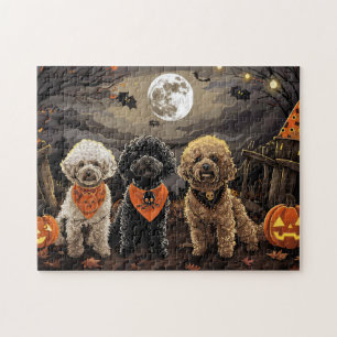 Pudel Halloween Gruselig