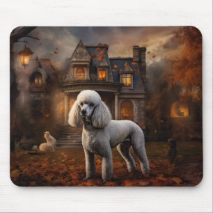 Pudel Halloween Gruselig Mousepad