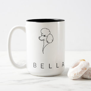 Pudel   Heritage Personalisierter 15oz Becher Zweifarbige Tasse