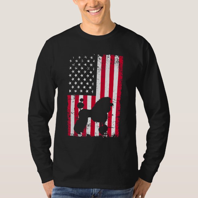 Pudel Hund 1 T-Shirt (Vorderseite)
