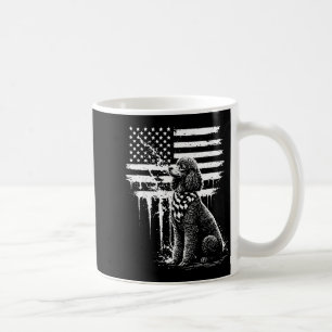 Pudel Hund amerikanische Flagge USA 4. Juli Hundel Kaffeetasse