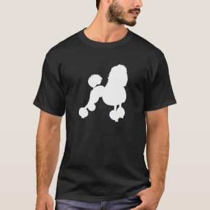 Pudel Hund Mama Papa Haustier Süß Welpe T-Shirt