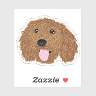Pudel-Hund-Mama-Tasse Aufkleber