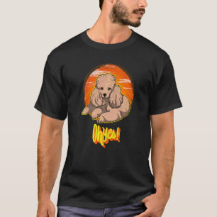 Pudel Hund Vintage 16 T-Shirt