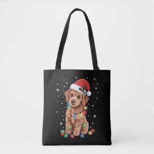 Pudel-Hunde-Baum-Weihnachten-Xmas-Haustier-Tier-Hu Tasche