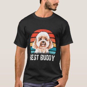 Pudel-Hundefan Retro Vintage Lustiger Geburtstags- T-Shirt