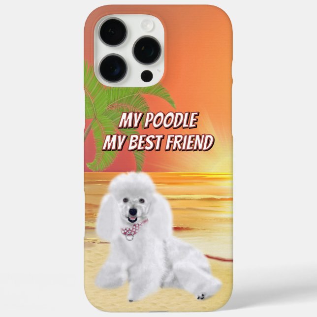 Pudel iPhone 16 Pro Max Hülle (Rückseite)
