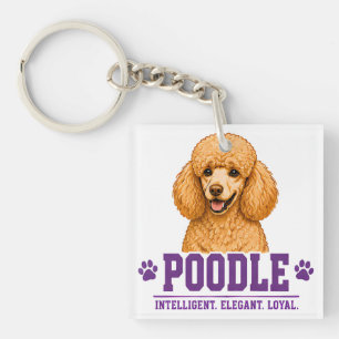 🐾 Pudel-Liebhaber-Schild 🐾 Schlüsselanhänger