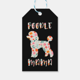 Pudel-Mama Floraler Hunde-Liebhaber Geschenkanhänger