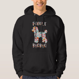 Pudel-Mama Floraler Hunde-Liebhaber Hoodie