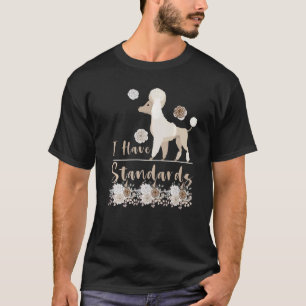 Pudel-Mama-Hund Standardpudel T-Shirt