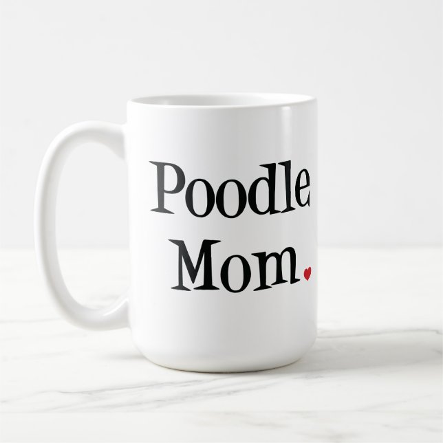Pudel-Mama-Tasse Kaffeetasse (Links)