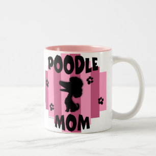 Pudel-Mama-Tasse Zweifarbige Tasse