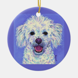 Pudel-Mischungs-Verzierung Keramik Ornament