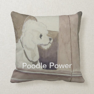Pudel-Powerthrow-Kissen Kissen