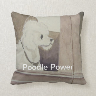 Pudel-Powerthrow-Kissen Kissen