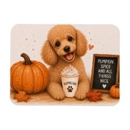 Pudel Pumpkin Spice Magnet
