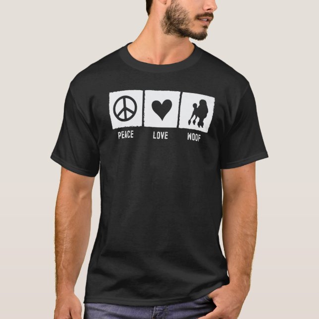 Pudel-Rasse 38 T-Shirt (Vorderseite)