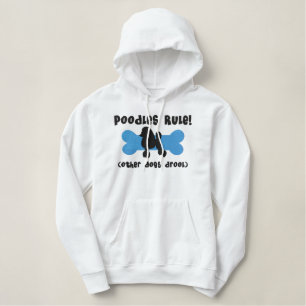 Pudel-Regel gesticktes Shirt (Hoodie)