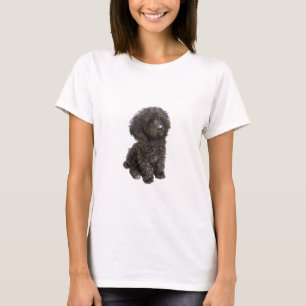 Pudel - schwarzer Spielzeugwelpe T-Shirt