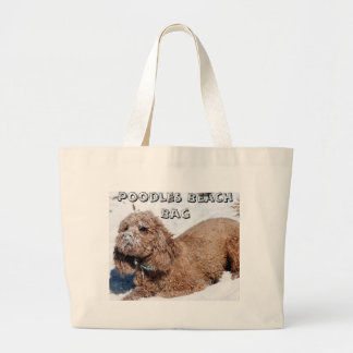 Pudel-Strand-Tasche Jumbo Stoffbeutel