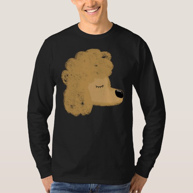 Pudel. T-Shirt (Vorderseite)