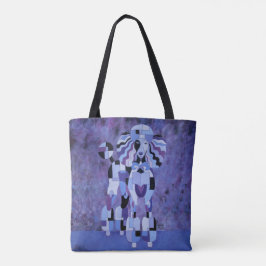 Pudel-Taschen-Tasche - lila Tasche