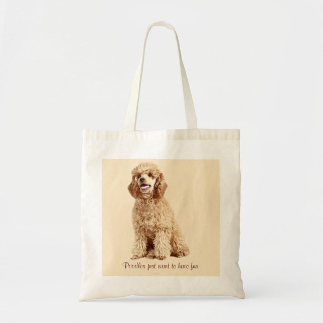 Pudel-Taschen-Tasche Tragetasche (Vorne)