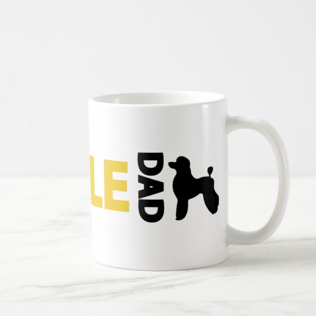 Pudel-Vater Kaffeetasse (Rechts)