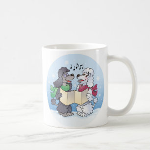 Pudel-Weihnachten Caroling Kaffeetasse