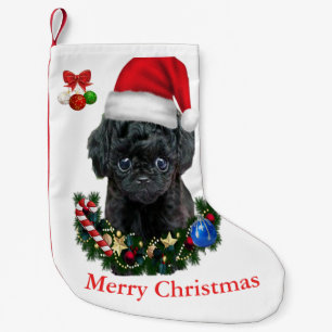 Pudel Weihnachten Kleiner Weihnachtsstrumpf