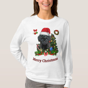 Pudel-Weihnachts-T-Shirt T-Shirt